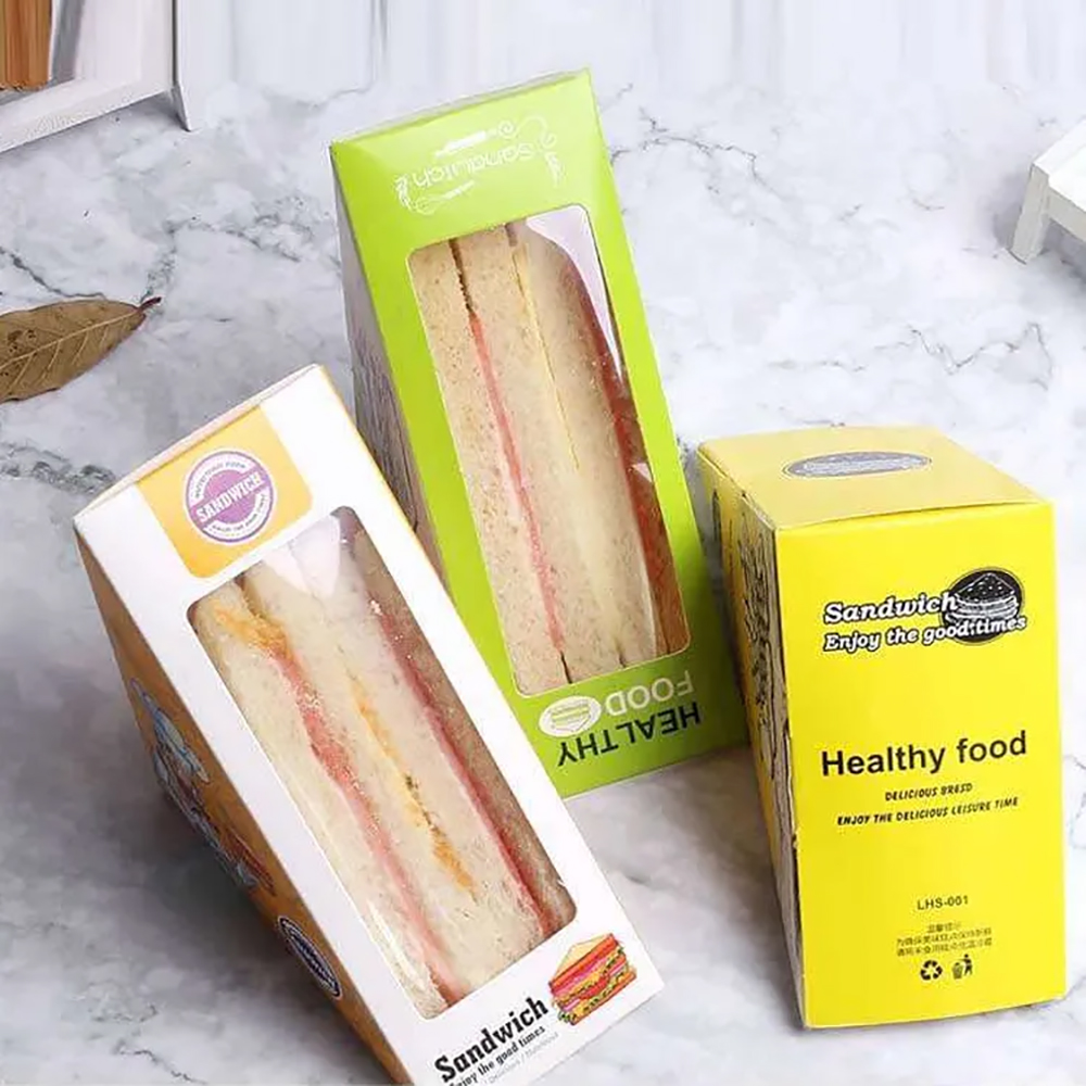 Custom printed sandwich box for food branding