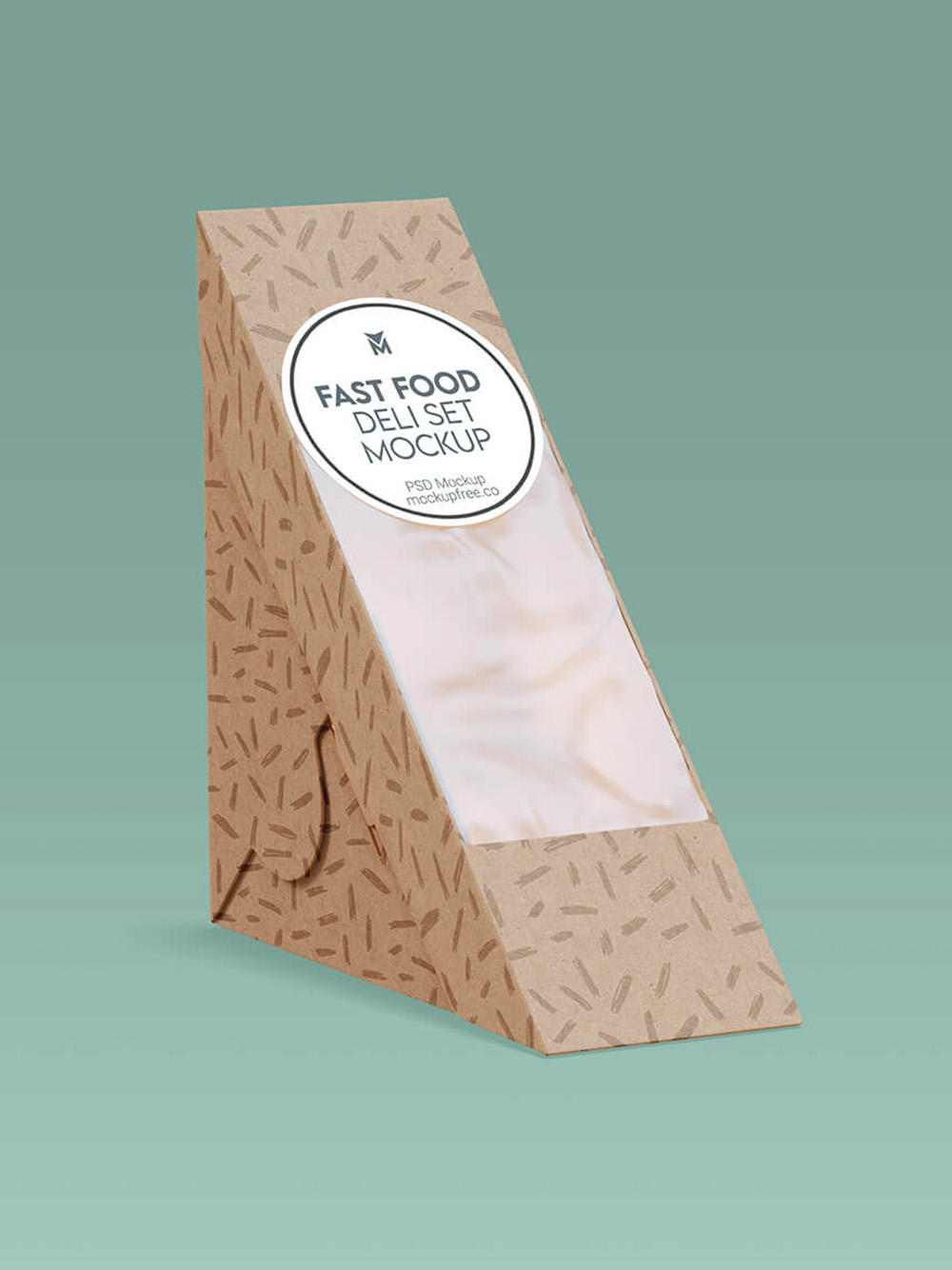 Leak-proof sandwich box for fast food packaging