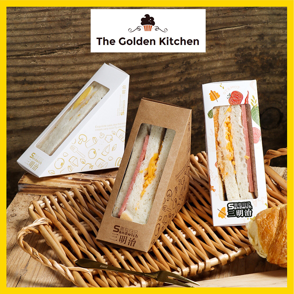 Custom printed sandwich box for food branding