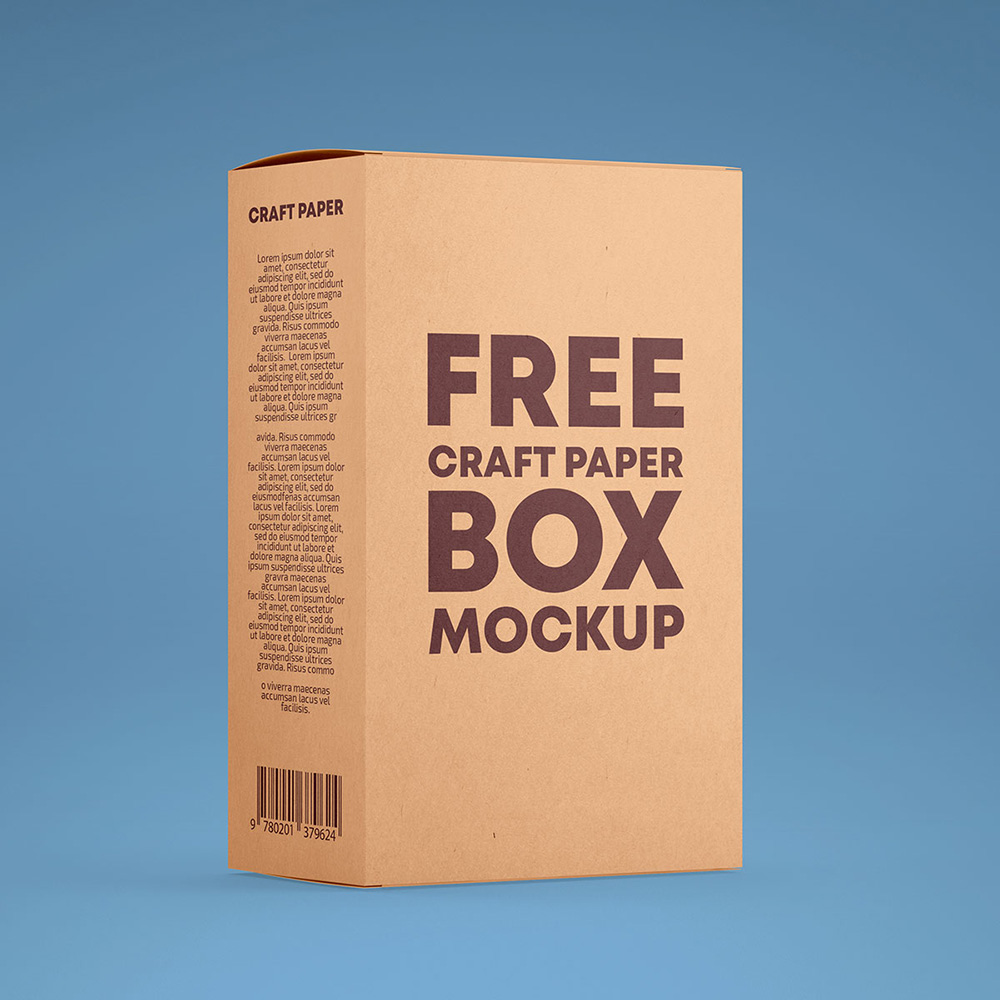 Brown kraft tuck boxes with secure tuck closure
