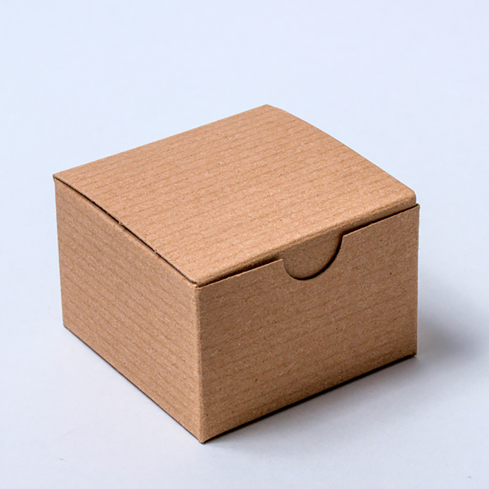 Brown kraft tuck boxes with secure tuck closure