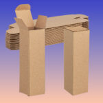Brown kraft tuck boxes with secure tuck closure
