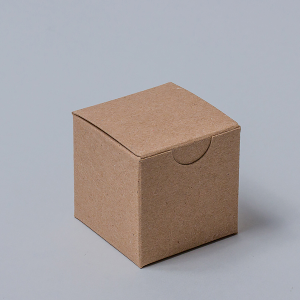 Brown kraft tuck boxes with secure tuck closure