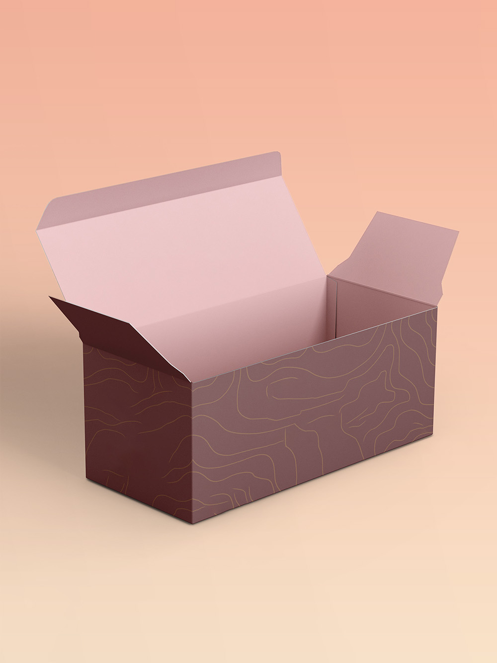Durable Reverse Tuck Packaging Box Design