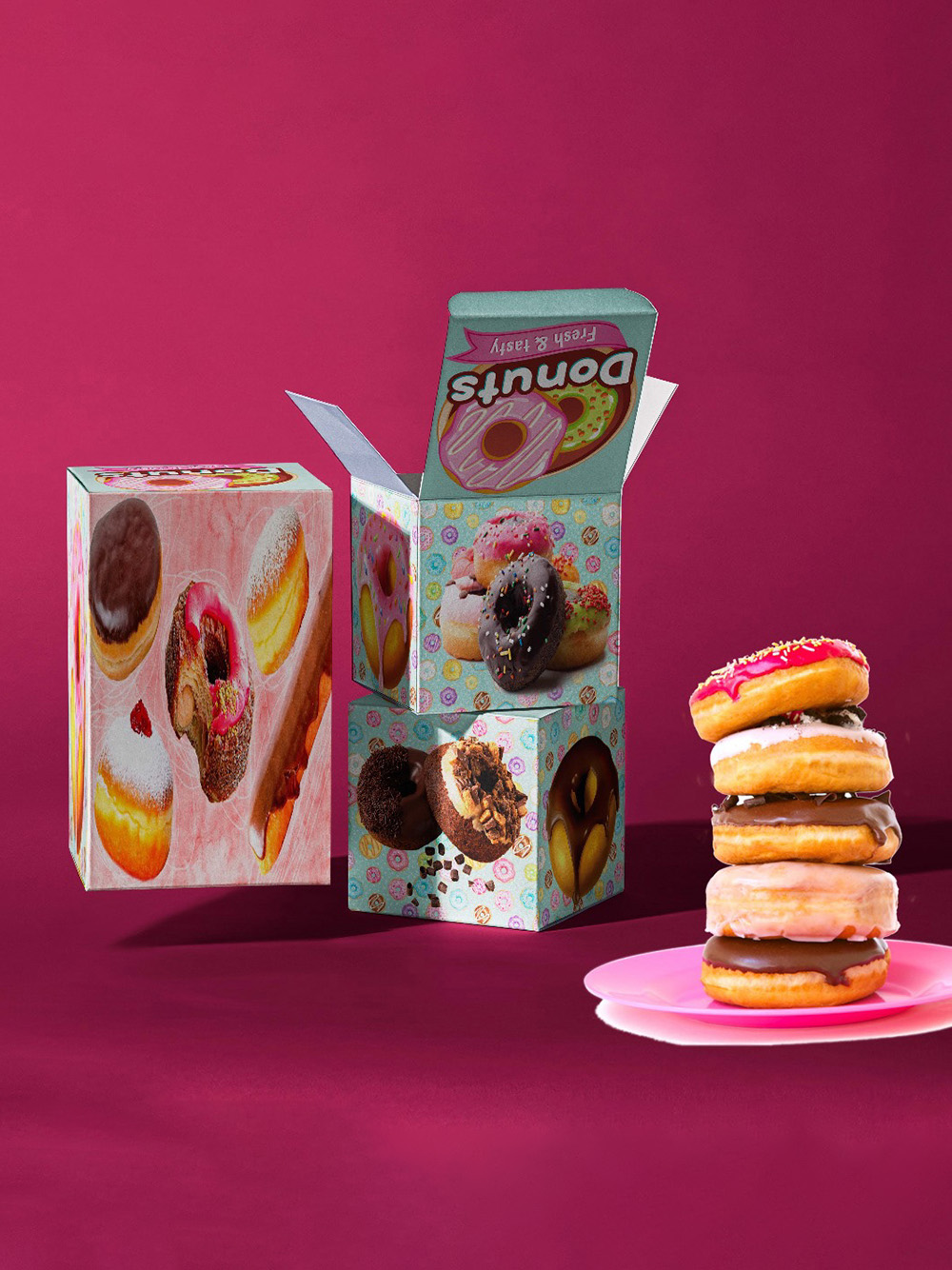 Reverse Tuck Carton Box for Cosmetic Products