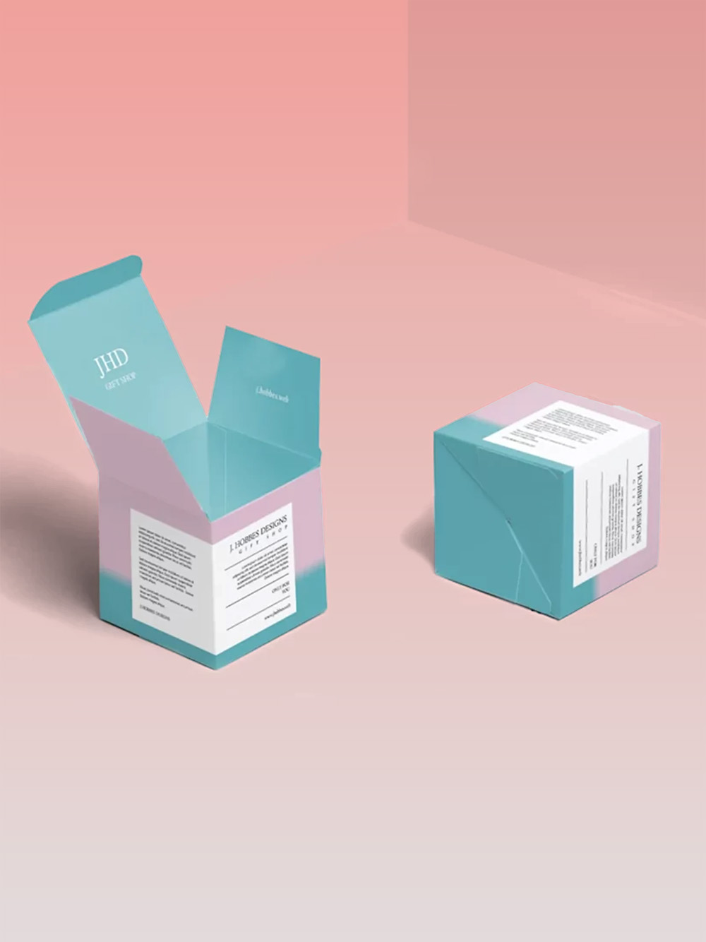 Reverse Tuck Carton Box for Cosmetic Products
