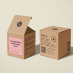 Reverse Tuck Carton Box for Cosmetic Products