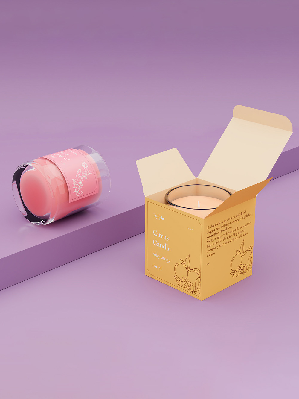Reverse Tuck Carton Box for Cosmetic Products
