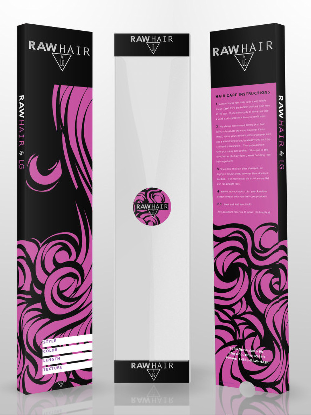 Wholesale custom hair extension boxes for beauty brands