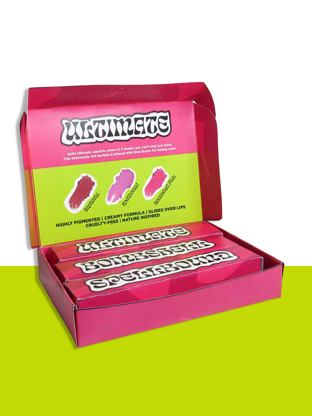 Custom lipstick boxes with logo and premium finish