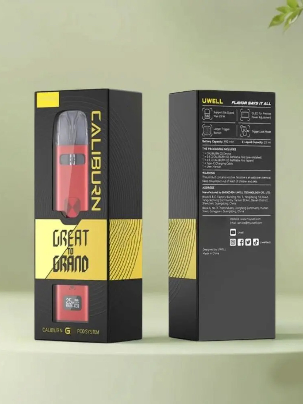 Luxury custom vape cartridge packaging boxes