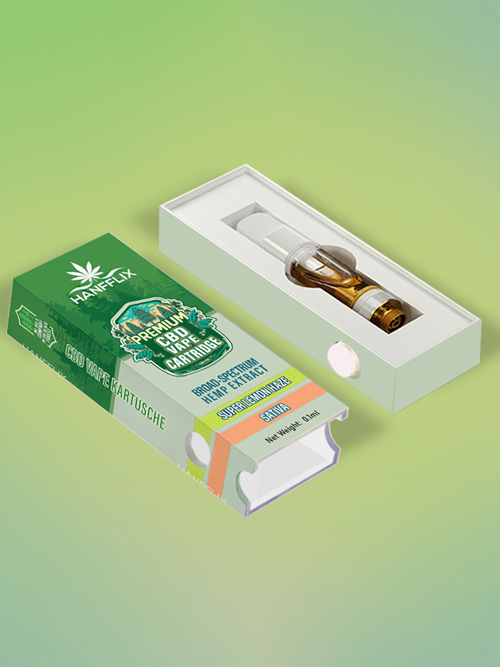Luxury custom vape cartridge packaging boxes