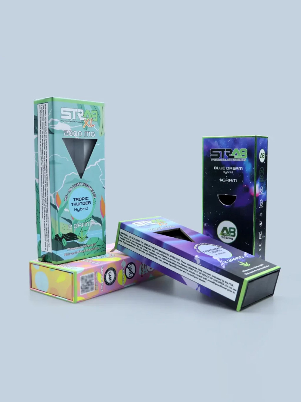 Luxury custom vape cartridge packaging boxes