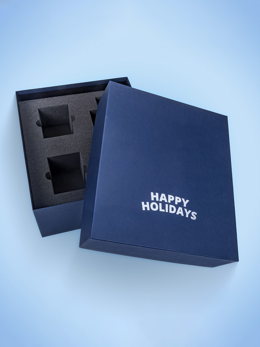 High-end custom boxes with foam insert packaging