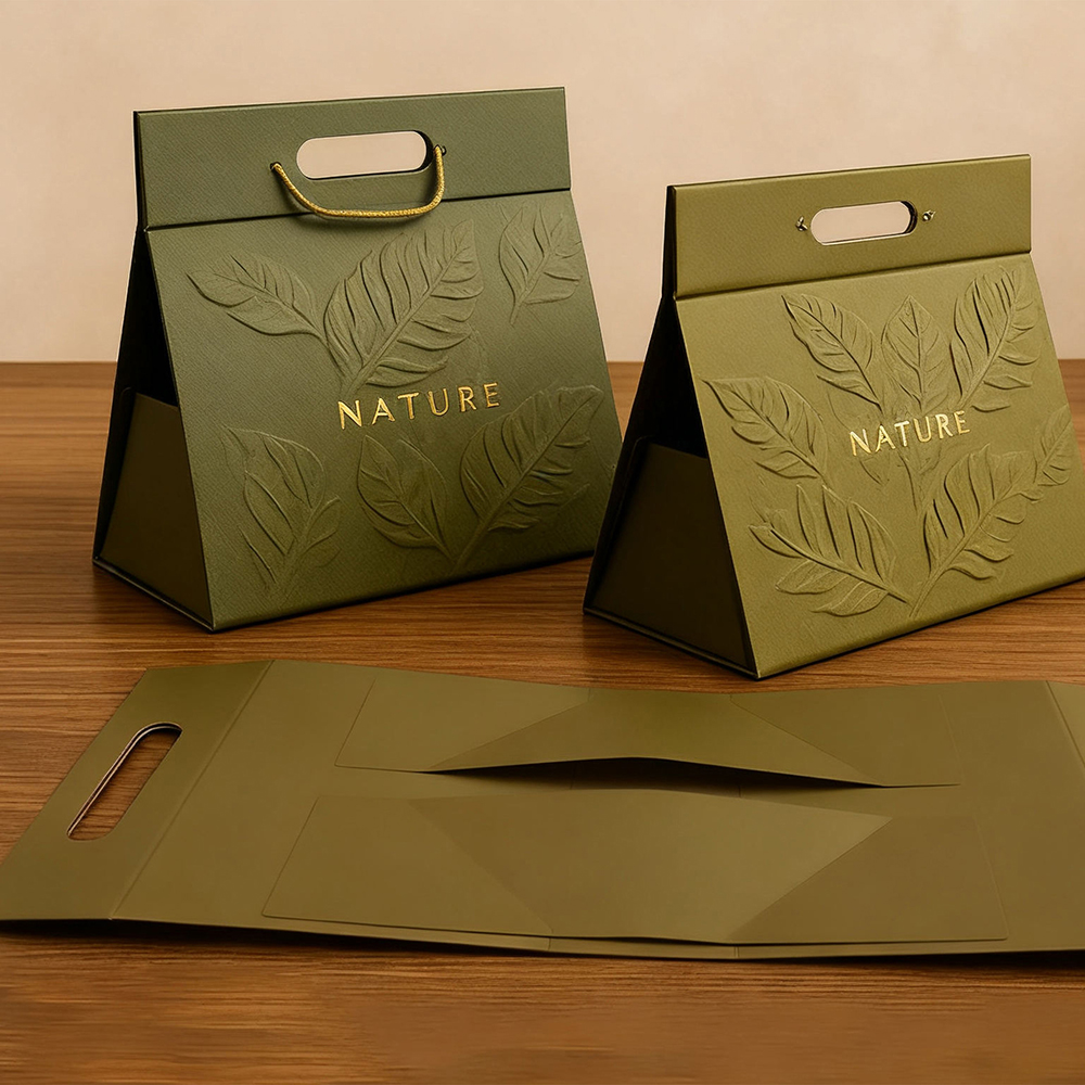 Luxury custom triangular packaging boxes