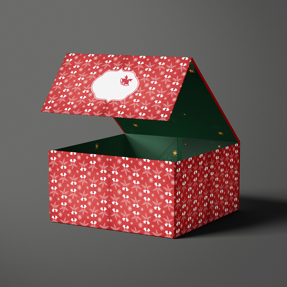 Custom collapsible rigid boxes with magnetic closure