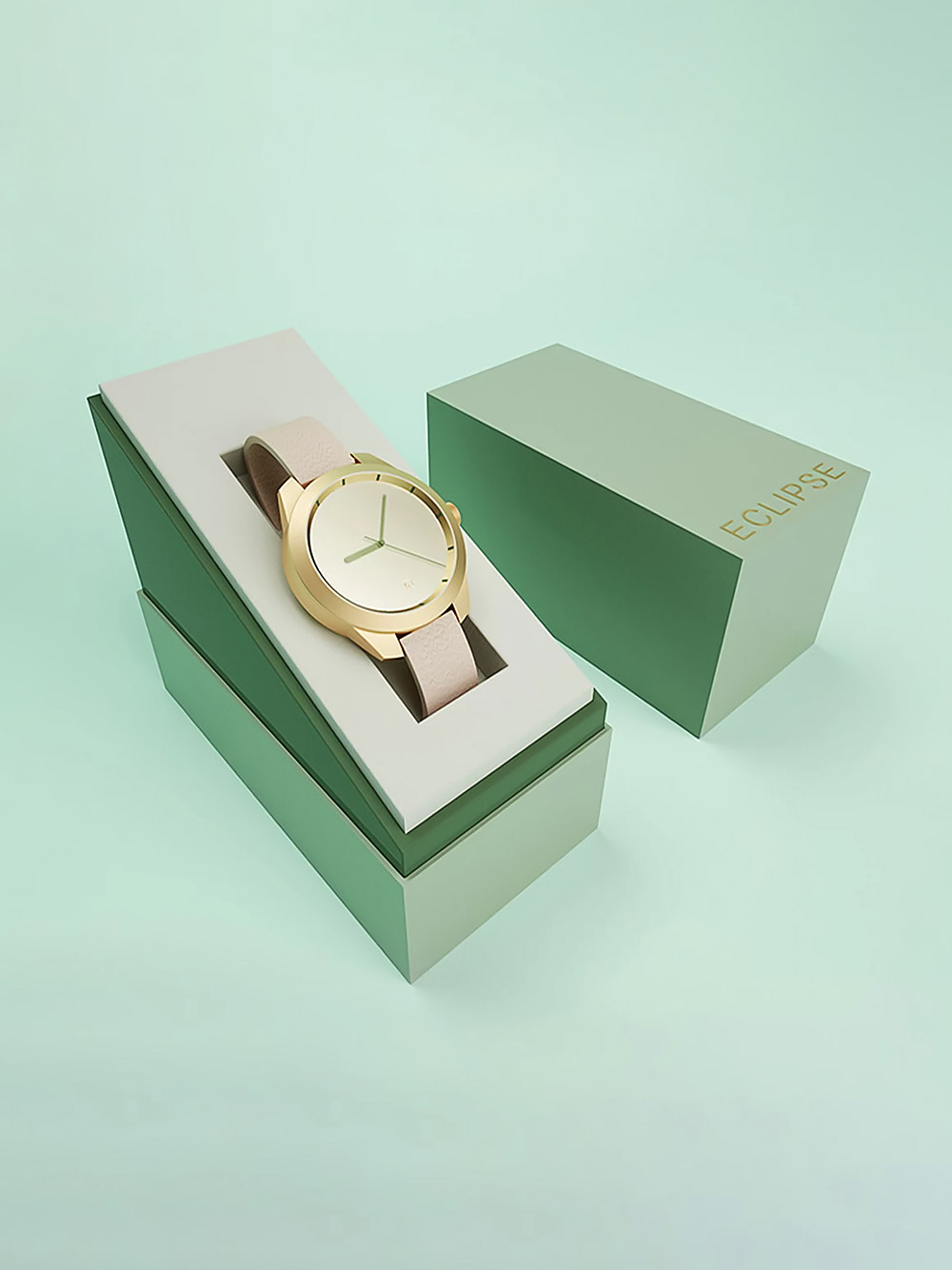 Branded custom wrist watch boxes for retail packaging