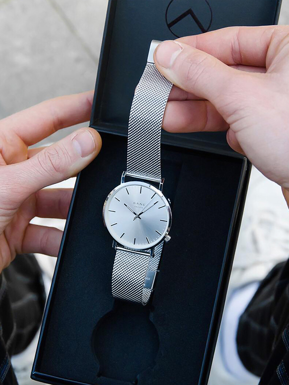 Branded custom wrist watch boxes for retail packaging