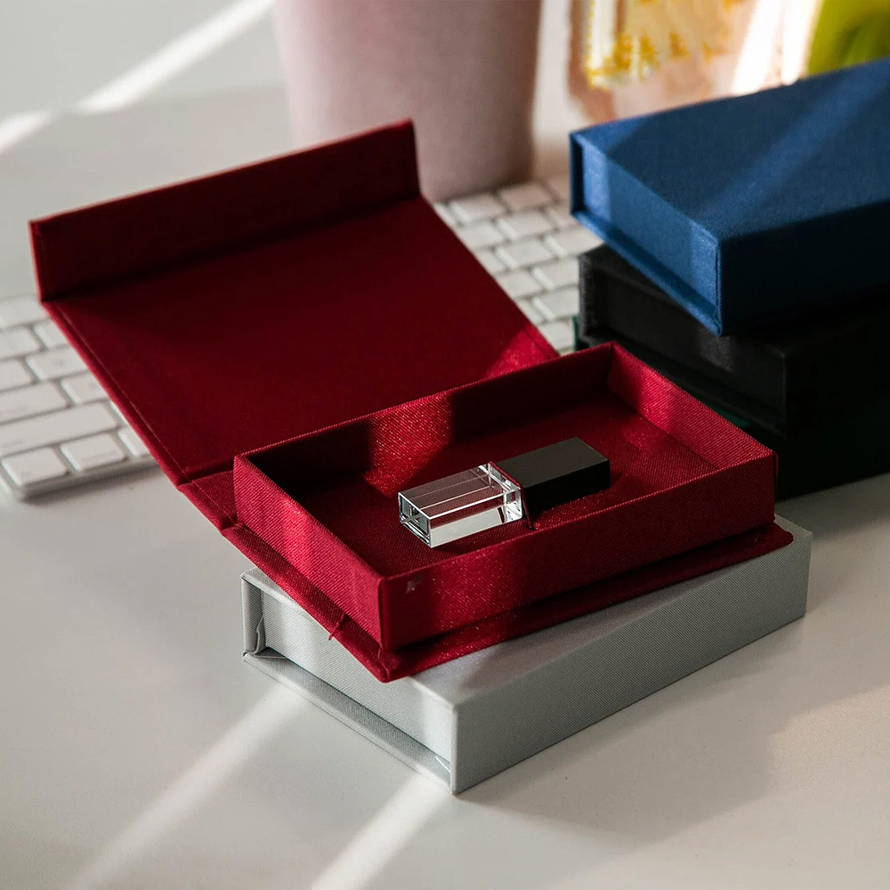 Custom rigid USB boxes for corporate gifts