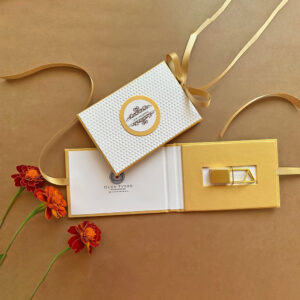 Custom rigid USB boxes with logo and branding