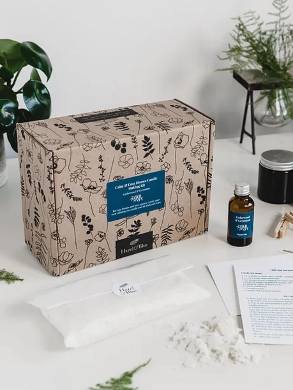 CBD candle boxes packaging with hemp leaf design and kraft finish for premium scented candles