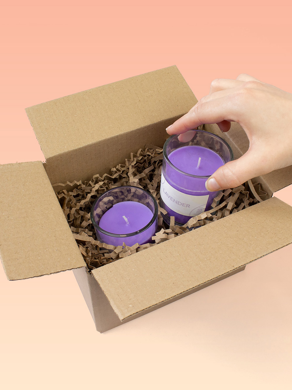 Candle corrugated boxes wholesale in the UK with strong protective packaging for shipping glass jar candles safely