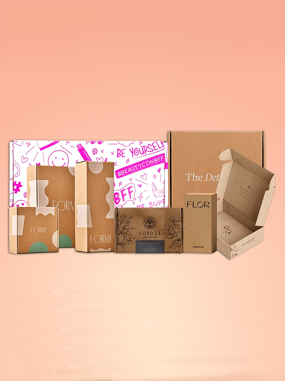 Candle corrugated boxes wholesale in the UK with strong protective packaging for shipping glass jar candles safely