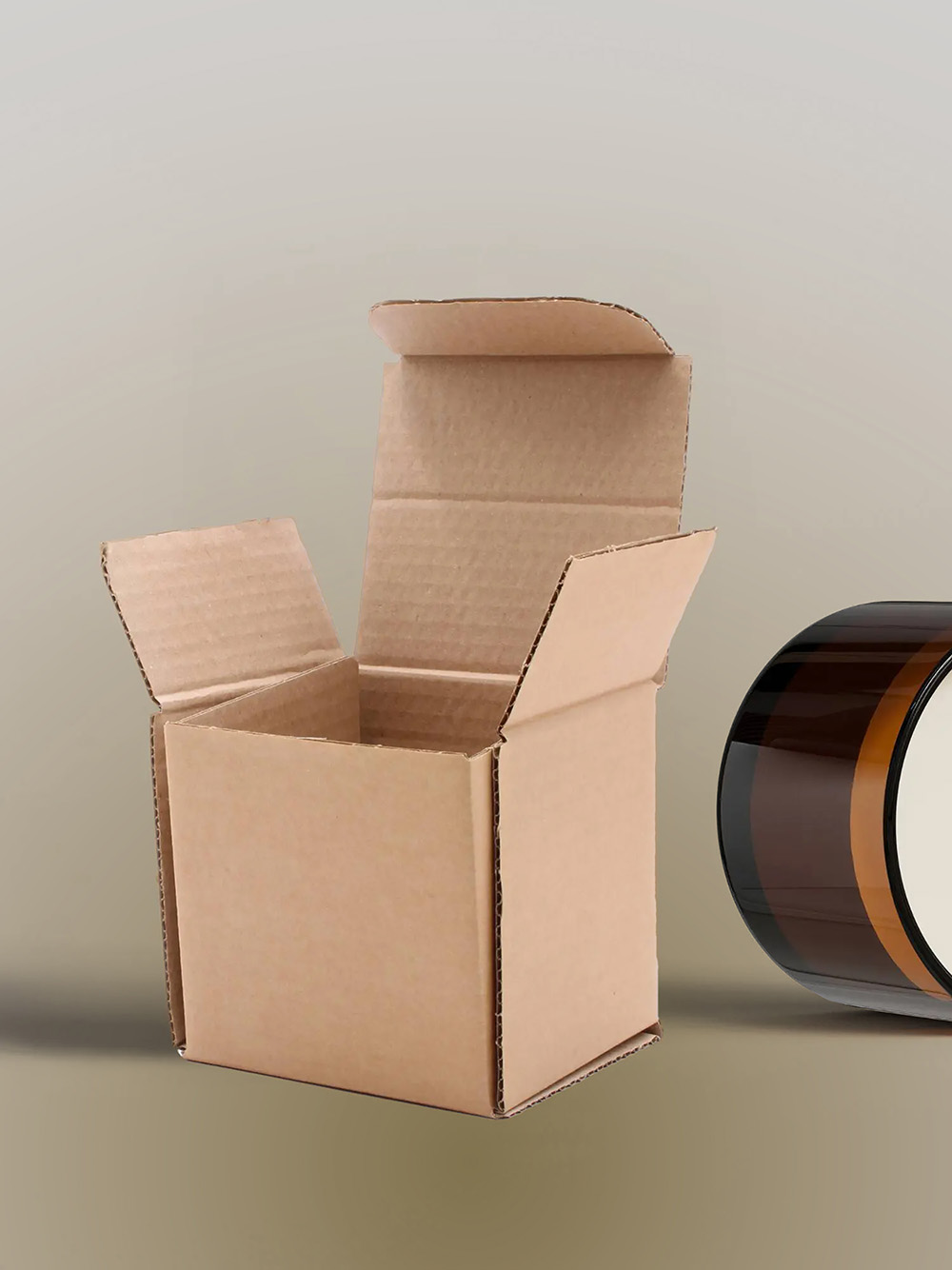 Candle corrugated boxes wholesale in the UK with strong protective packaging for shipping glass jar candles safely