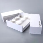 Stylish white rigid box suitable for gift packaging and product storage