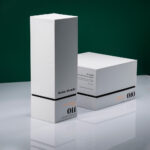 Stylish white rigid box suitable for gift packaging and product storage