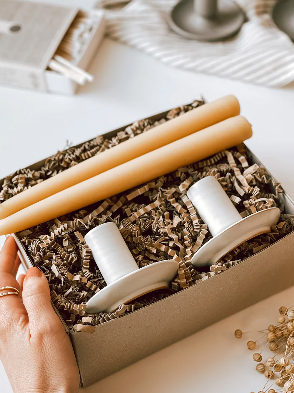 Custom candle accessories boxes wholesale in the UK with premium printed packaging for wick trimmers, snuffers and gift sets