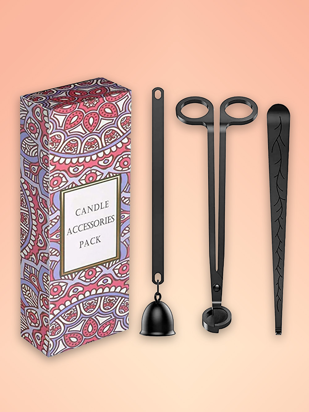 Custom candle accessories boxes wholesale in the UK with premium printed packaging for wick trimmers, snuffers and gift sets