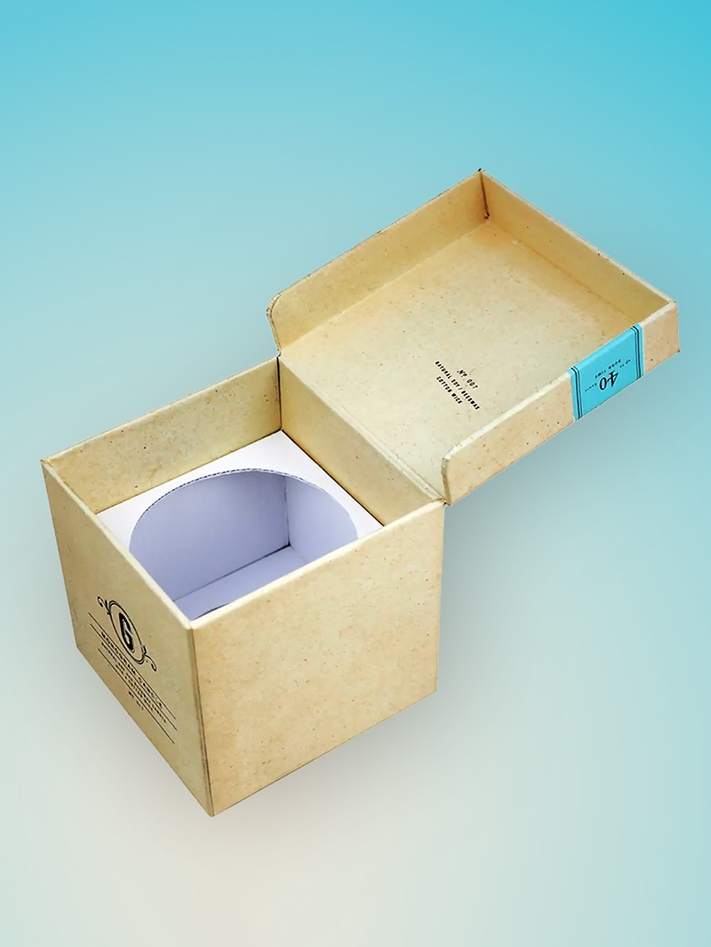 Custom candle boxes with inserts wholesale in the UK with rigid or cardboard packaging for secure jar and glass candle protection
