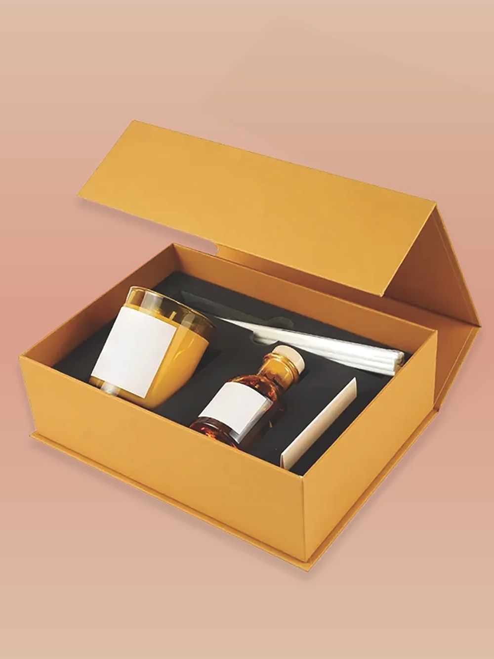Custom candle boxes with inserts wholesale in the UK with rigid or cardboard packaging for secure jar and glass candle protection