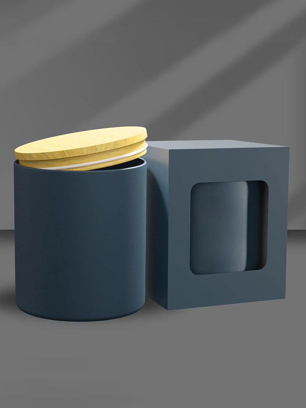 Custom candle boxes with window wholesale in the UK made from rigid or cardboard packaging to showcase jar and glass candles