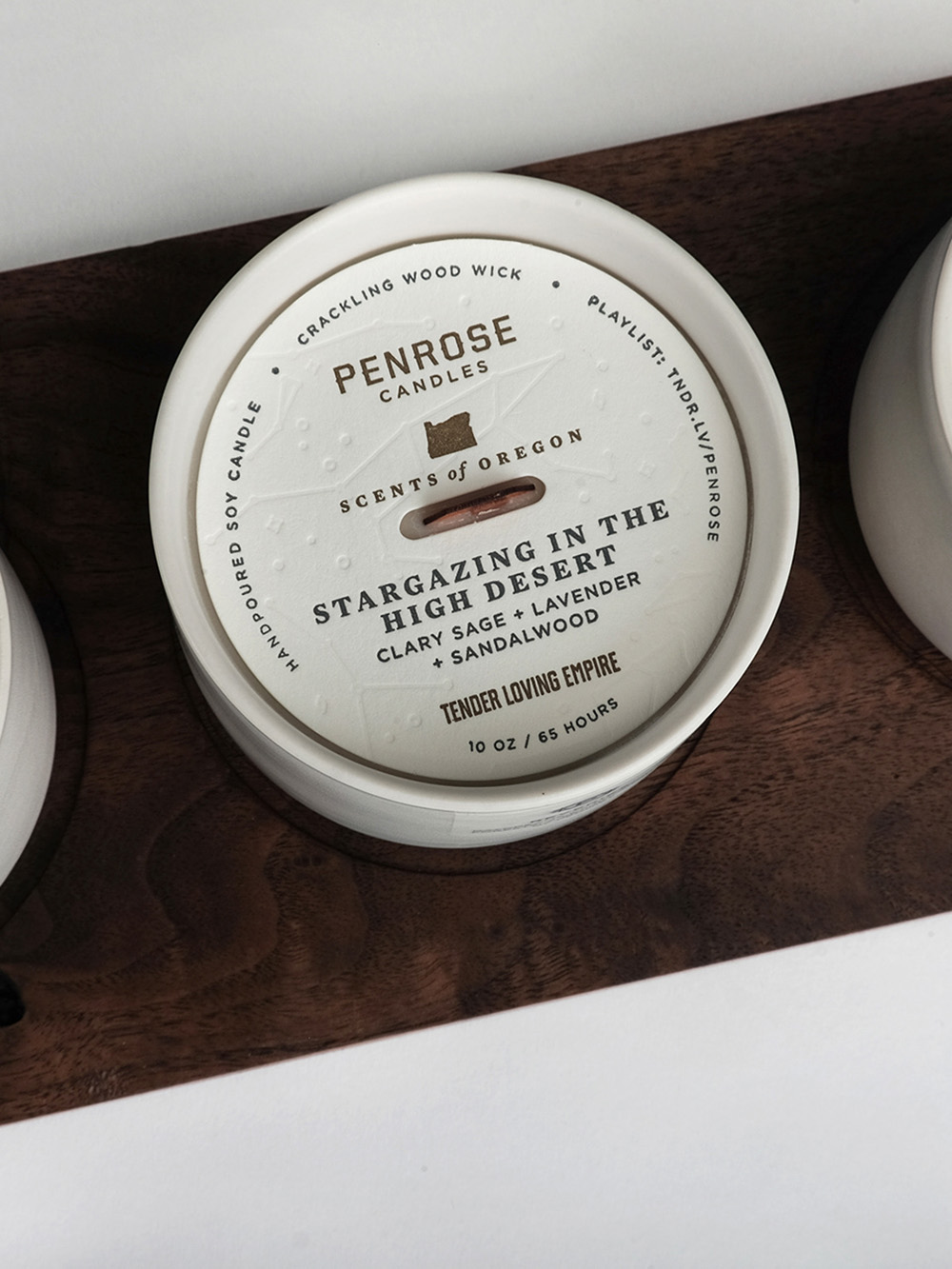 Custom candle dust covers UK for soy wax jar candles with printed logo and eco friendly recyclable card