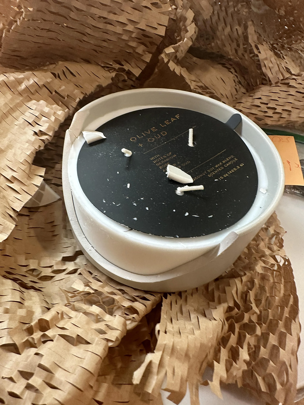 Custom candle dust covers UK for soy wax jar candles with printed logo and eco friendly recyclable card