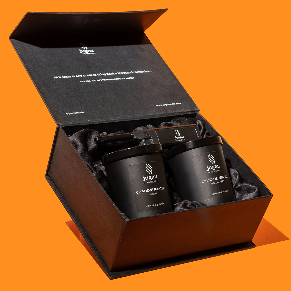 Custom scented candle gift box sets with logo printing for premium home fragrance brands