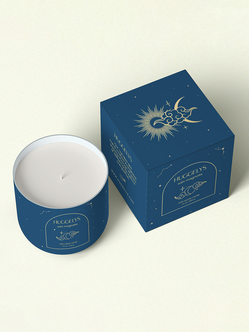 Custom candle jar boxes wholesale UK manufacturer with logo printing and rigid board construction