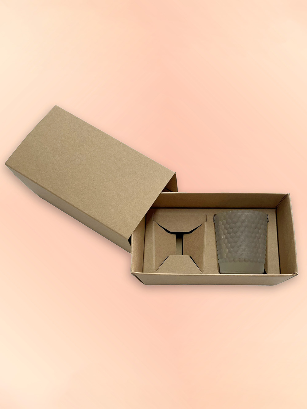 Wholesale candle tray and sleeve boxes with foil stamping and embossing for premium collections