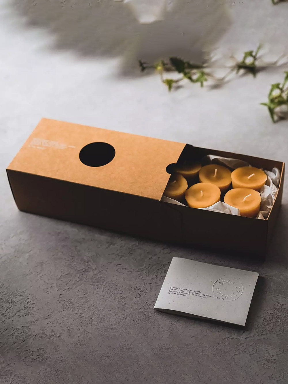 Wholesale candle tray and sleeve boxes with foil stamping and embossing for premium collections