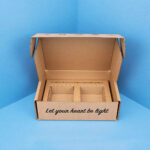 Double wall corrugated candle boxes bulk for UK candle brands needing secure and durable shipping packaging