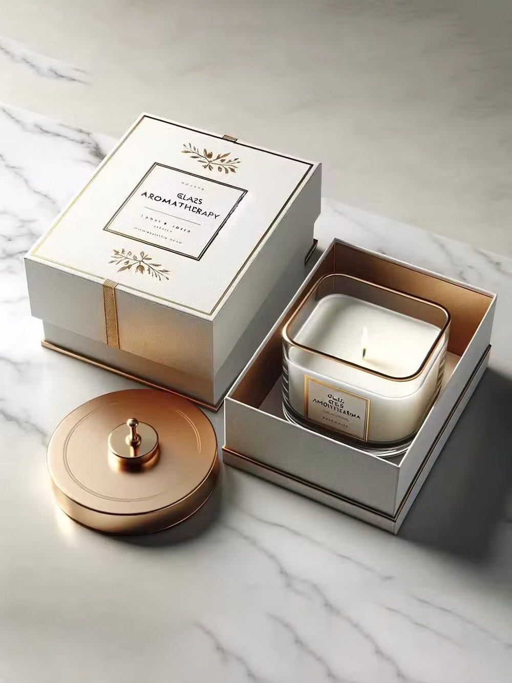 High end rigid candle packaging boxes wholesale for luxury home fragrance brands in the UK