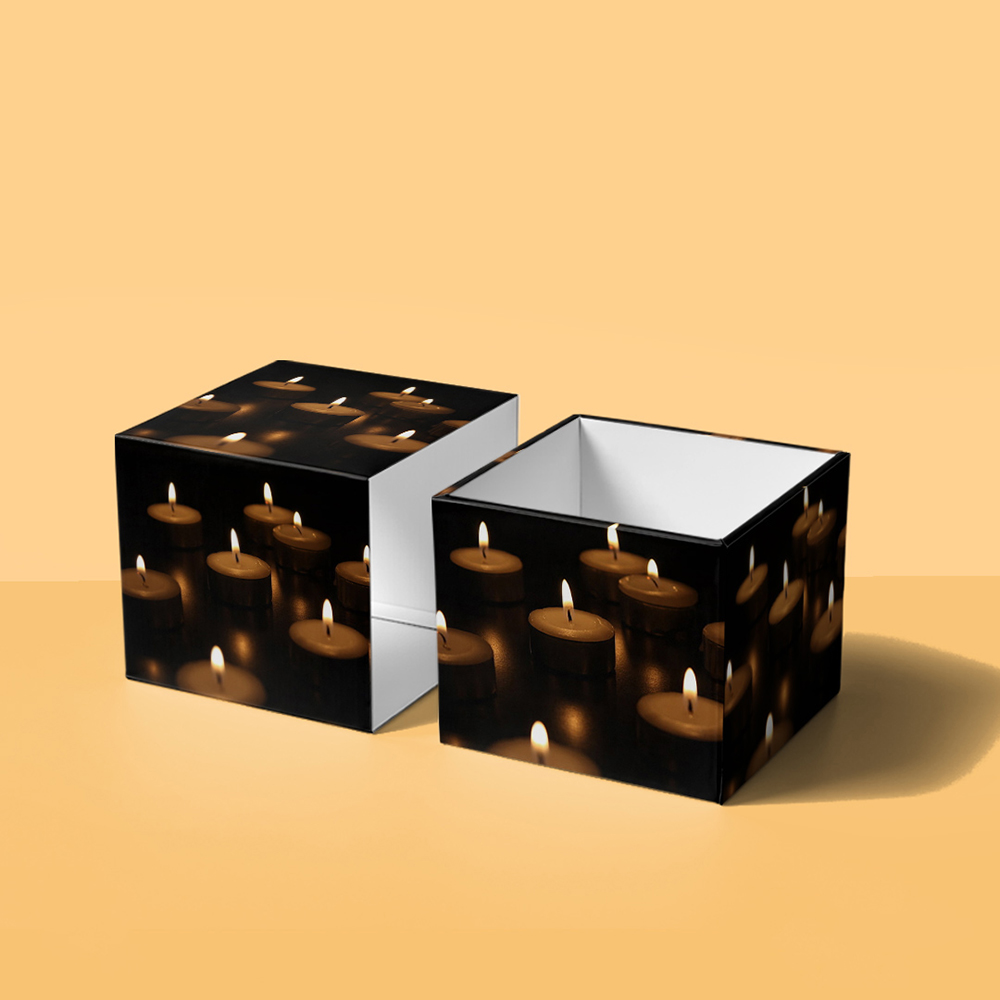 Luxury candle drawer style sleeve packaging boxes for gift ready presentation and retail display