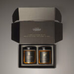 Luxury candle mailer boxes with custom interior printing for premium unboxing experience