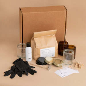 Luxury candle making kit boxes wholesale with rigid board and magnetic closure design