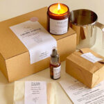 Luxury candle making kit boxes wholesale with rigid board and magnetic closure design