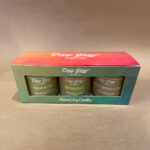 Personalised printed candle boxes with die cut window for premium candle brands and gift collections