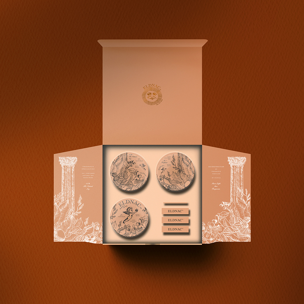 Personalised printed candle boxes with foam or cardboard inserts for premium candle brands and gift collections