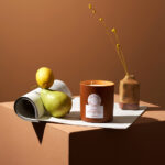 Personalised candle label design and printing for scented candle collections and retail branding